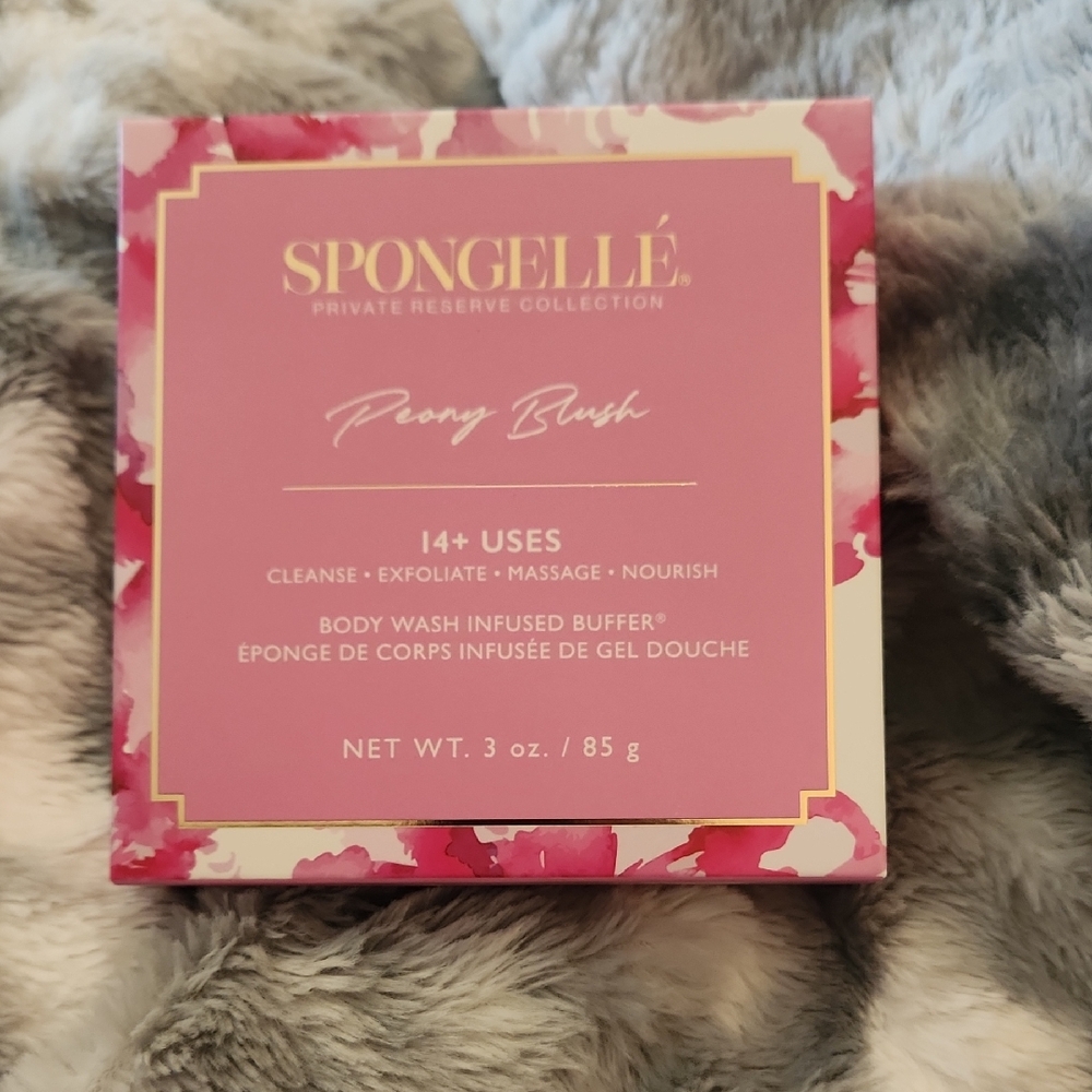 Spongelle Peony Blush Body Wash - Pink and Gold